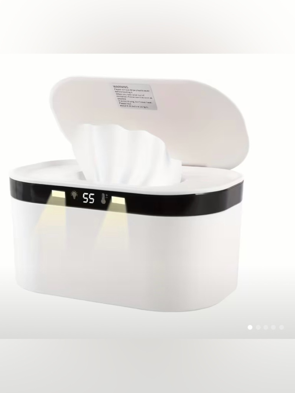 Wipe Warmer USB Portable Powered NIB 36volt no batteries needed